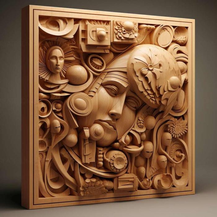 نموذج ثلاثي الأبعاد لآلة CNC 3D Art 